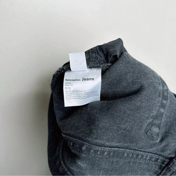 REFORMATION Liza High Rise Straight Cropped Jeans Womens  Size 27 - Picture 10 of 14